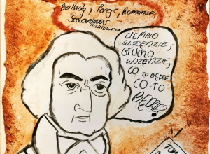 Potrójny sukces w konkursie międzyszkolnym na plakat upamiętniający 200 rocznicę wydania pierwszego tomu "Ballad i Romansów" Adama Mickiewicza